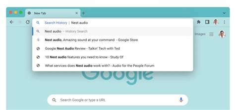 Search your tabs, bookmarks and history in the Chrome address bar.